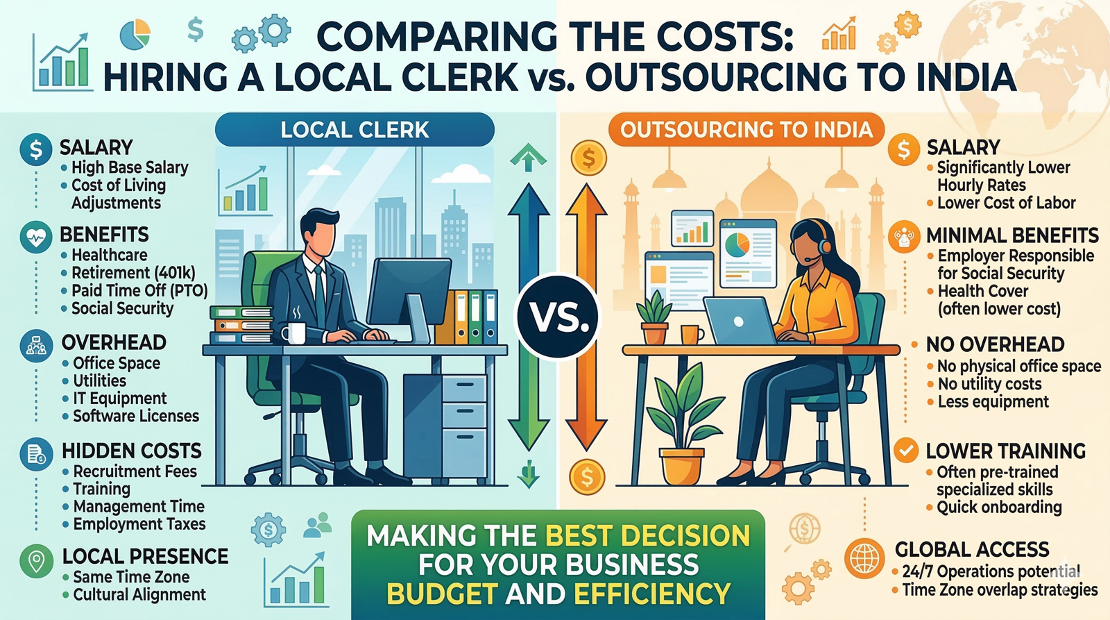 Benefits of hiring Data Entry from India