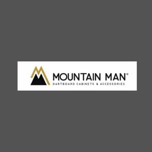 Mountain Man dartboard cabinets and accessories logo