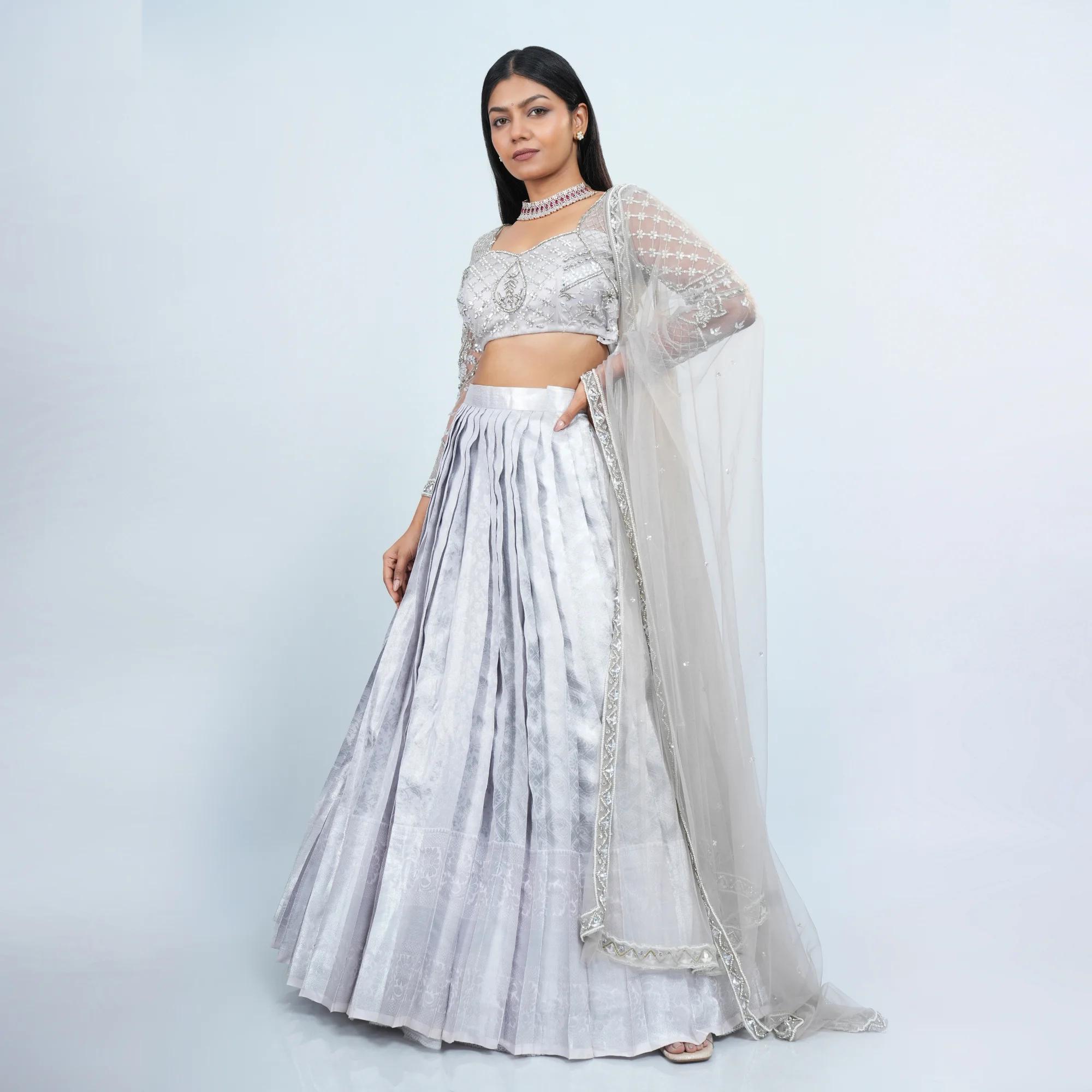 Elegant Bridal Half Sarees: A Perfect Choice for Your Special Day | Label Dharya