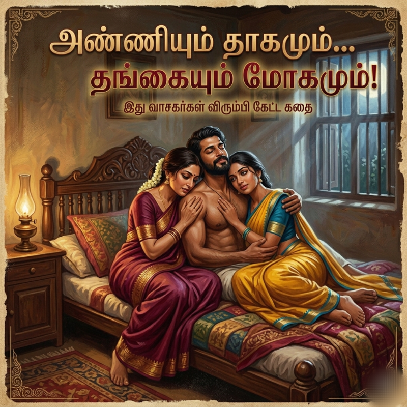 அண்ணியின் தாகமும் தங்கையின் மோகமும்
