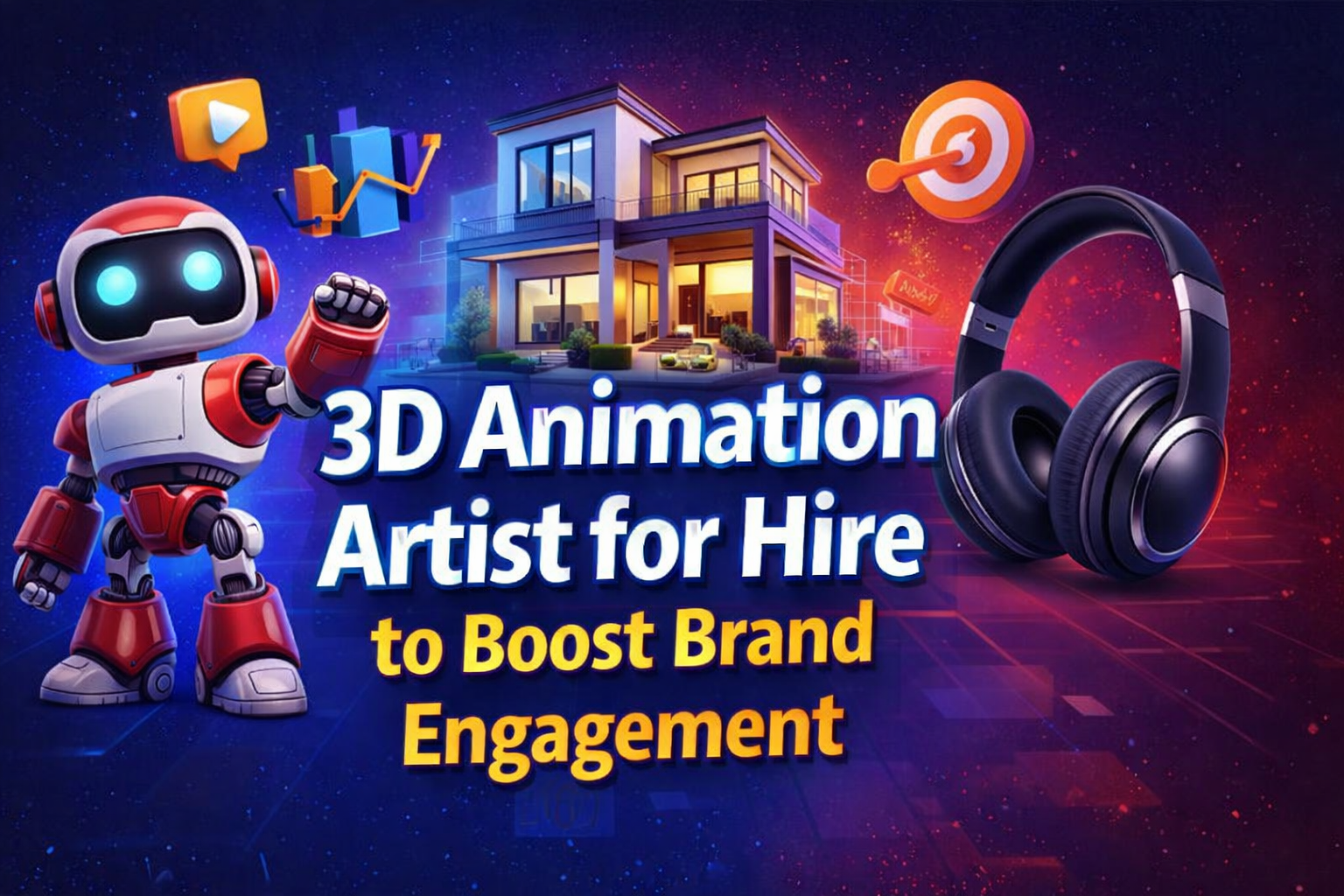 3D Animation Artist for Hire to Boost Brand Engagement