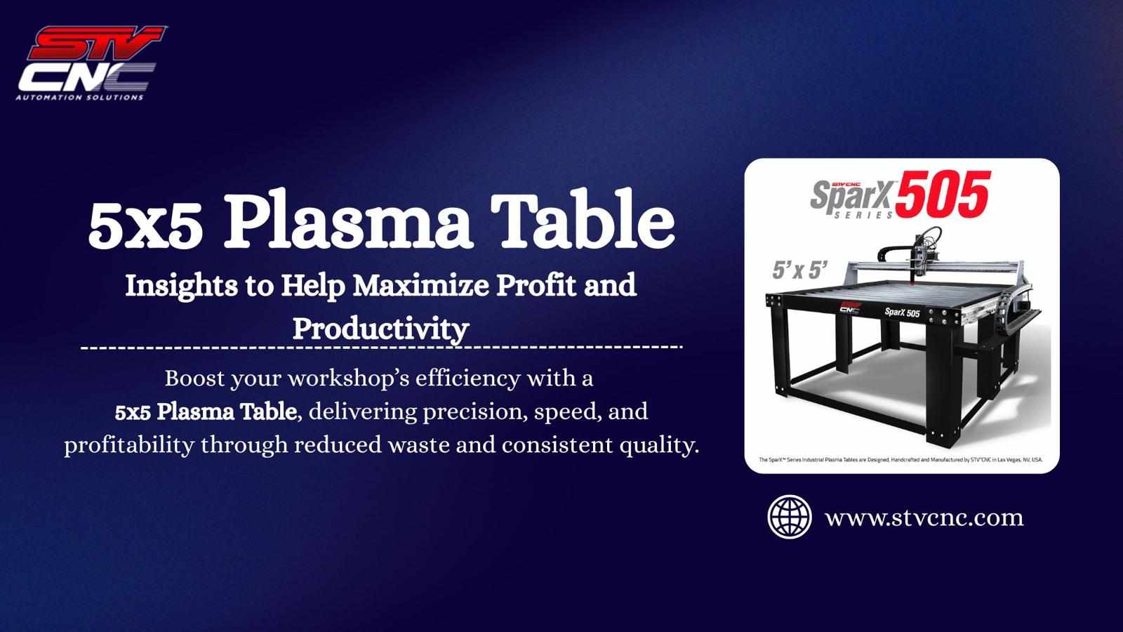 5x5 Plasma Table Insights to Help Maximize Profit and Productivity