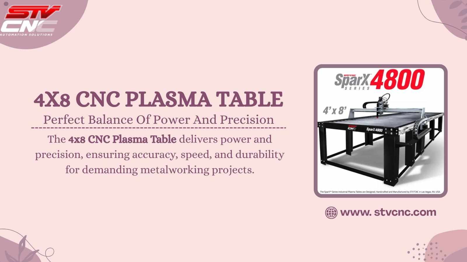 4x8 CNC Plasma Table: Perfect Balance Of Power And Precision