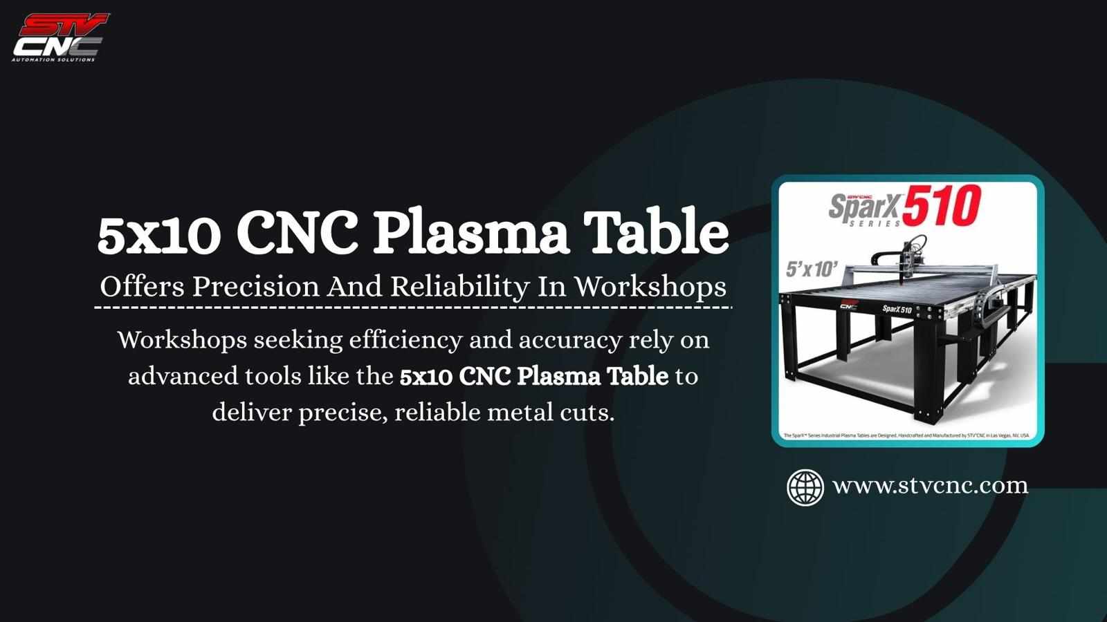 5x10 CNC Plasma Table Offers Precision And Reliability In Workshops