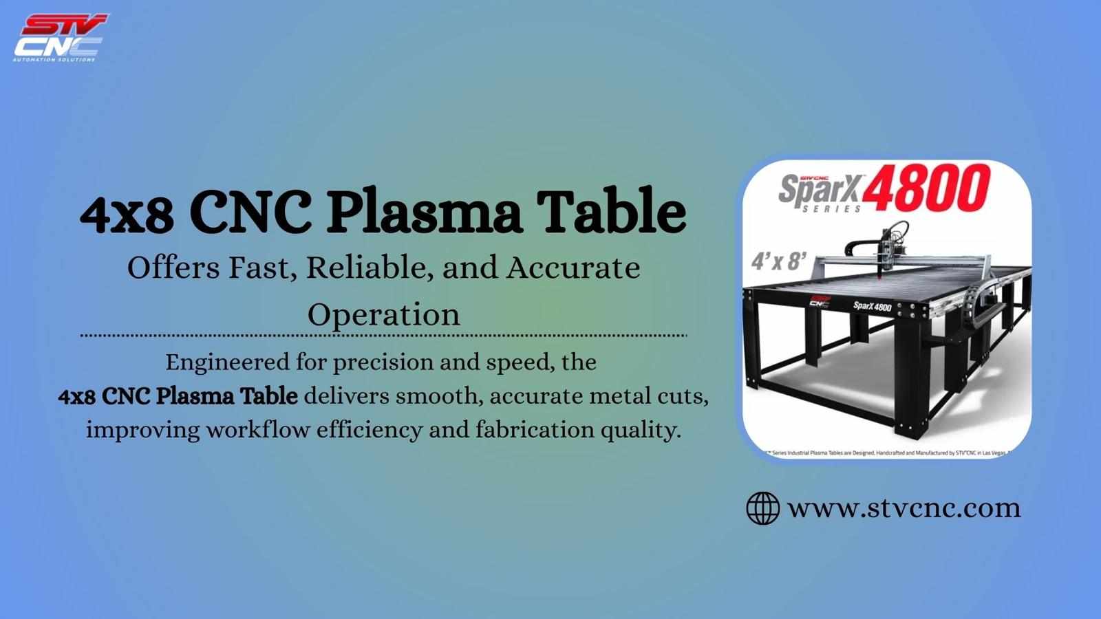 4x8 CNC Plasma Table Offers Fast, Reliable, and Accurate Operation