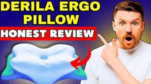 Derila Ergo Pillow for People Struggling with Neck Pain and Poor Sleeping Posture