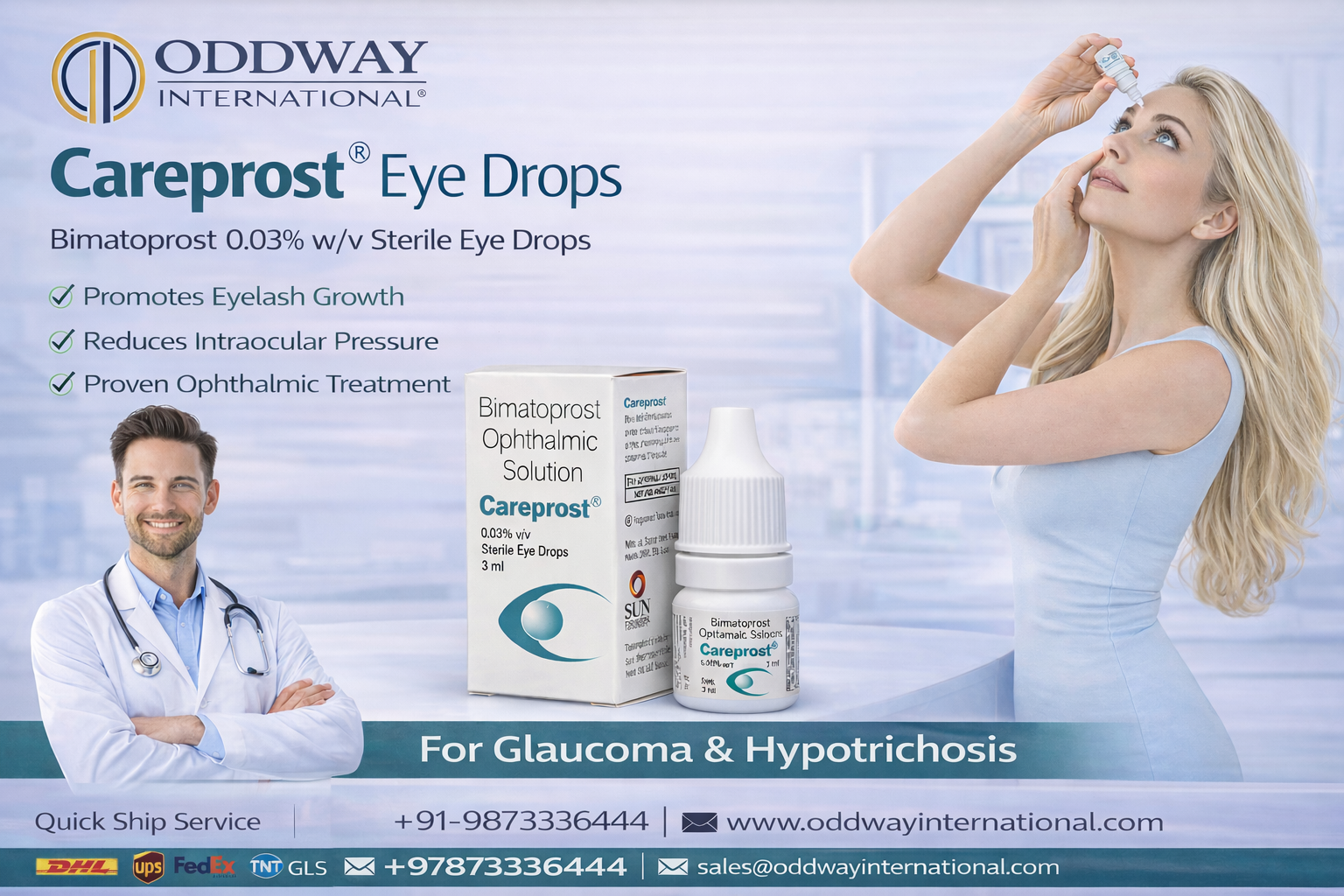 Careprost Eye Drops Wholesale Supplier & Exporter