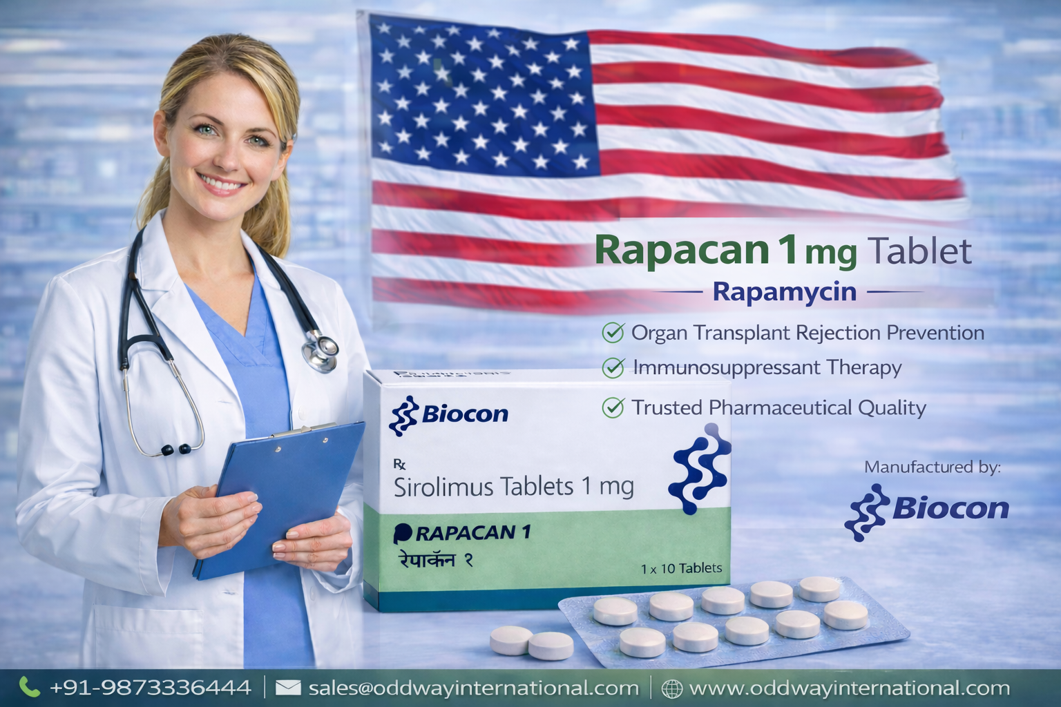 Buy Rapamycin Online | Rapamycin 1mg Tablet - Oddway