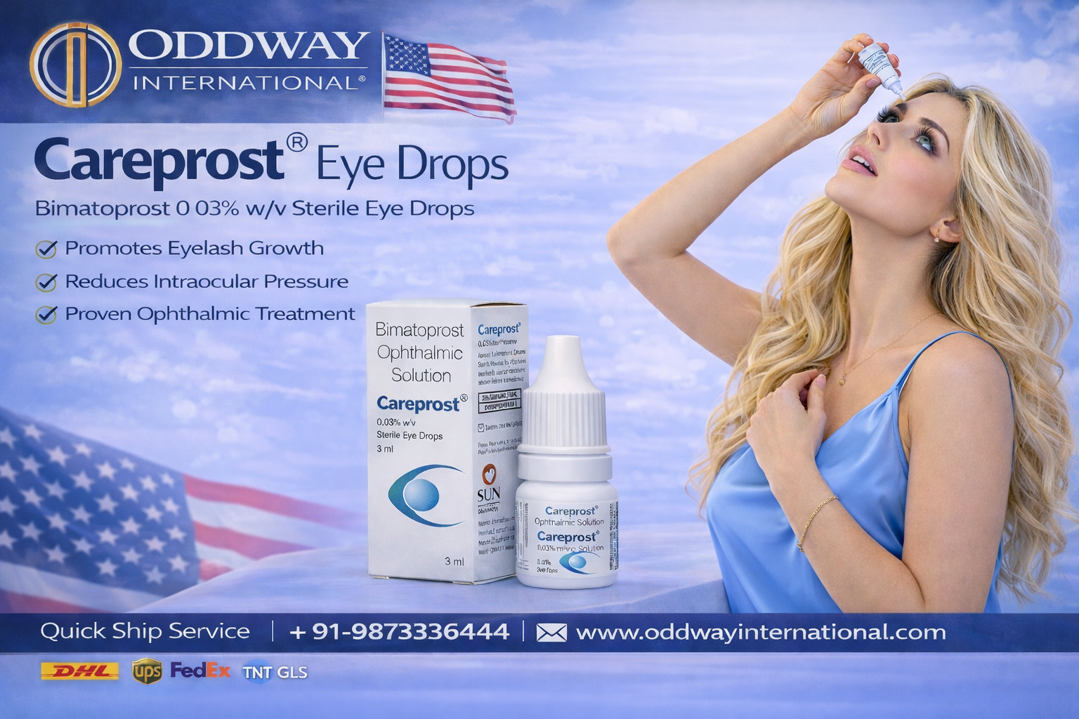 Careprost Eye Drops Wholesale Supplier & Exporter