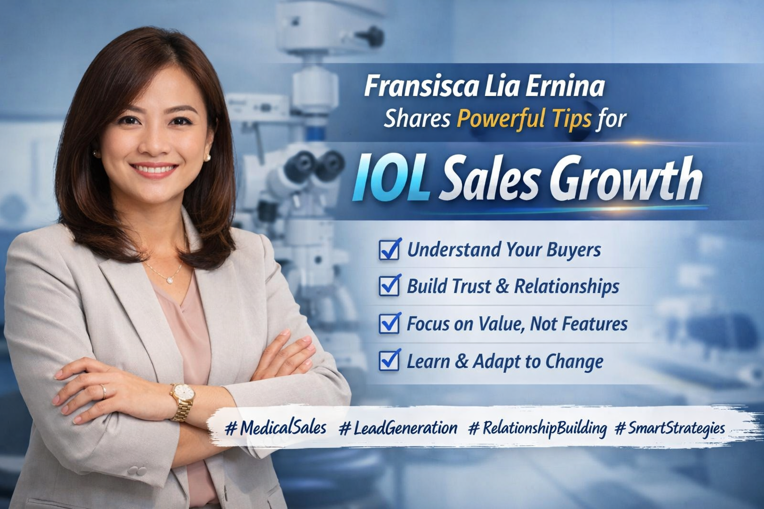 Fransisca Lia Ernina Shares Powerful Tips for IOL Sales Growth