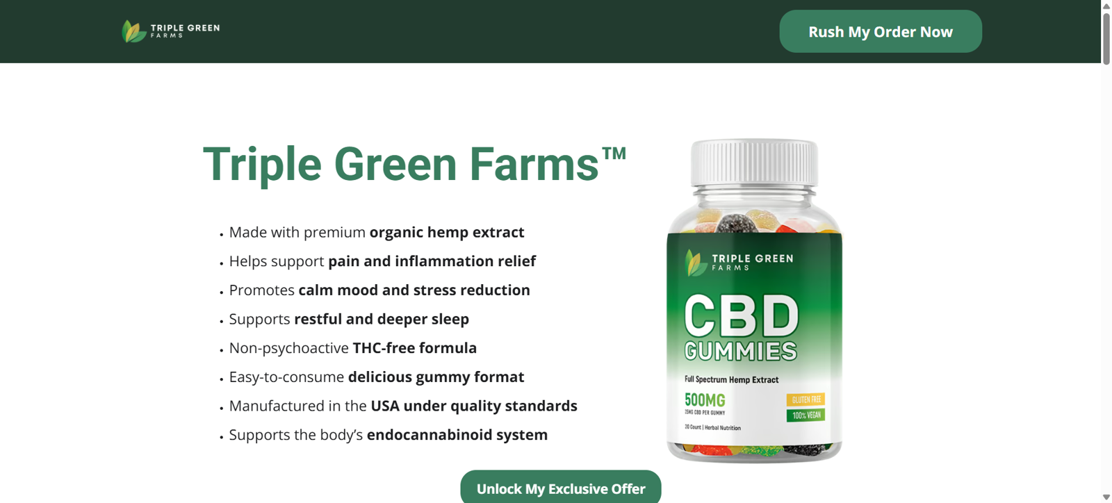 What Is Triple Green Farms CBD Gummies?