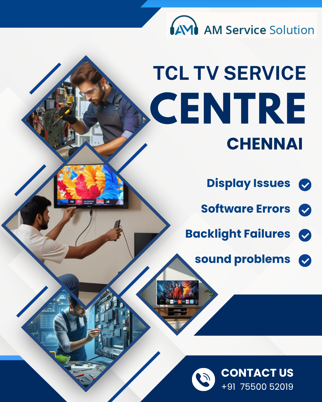 TCL tv service centre chennai | AM Service Solution
