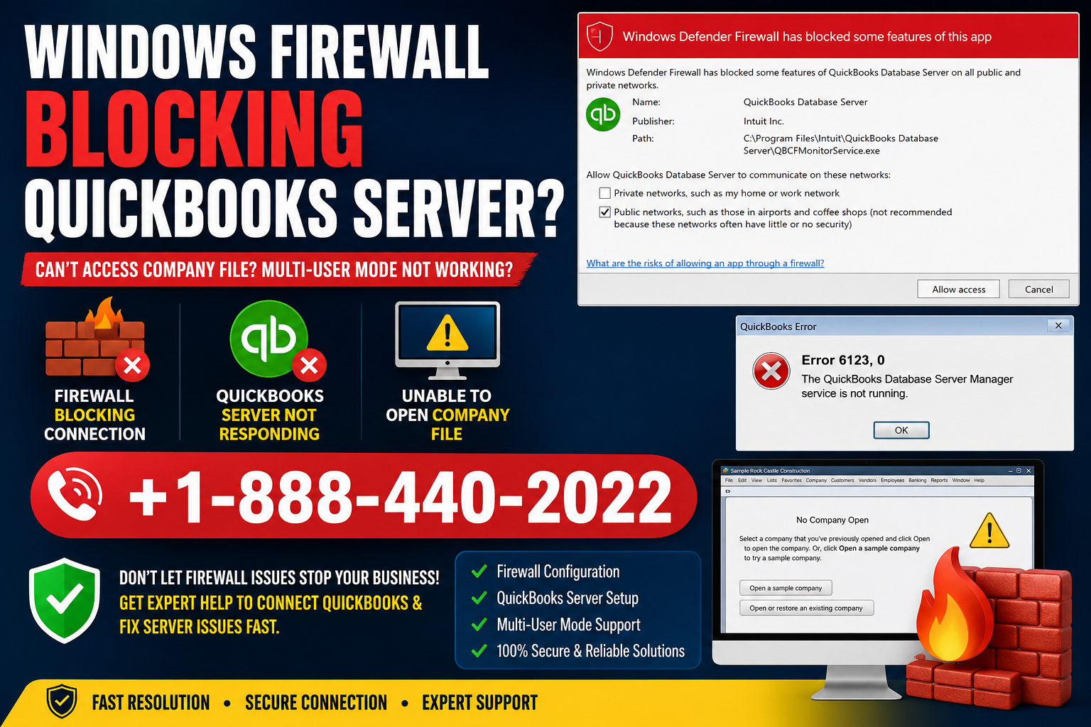 Why Is Windows Firewall Blocking QuickBooks Server and How Do You Resolve Network Access Problems? {Verified Solution}