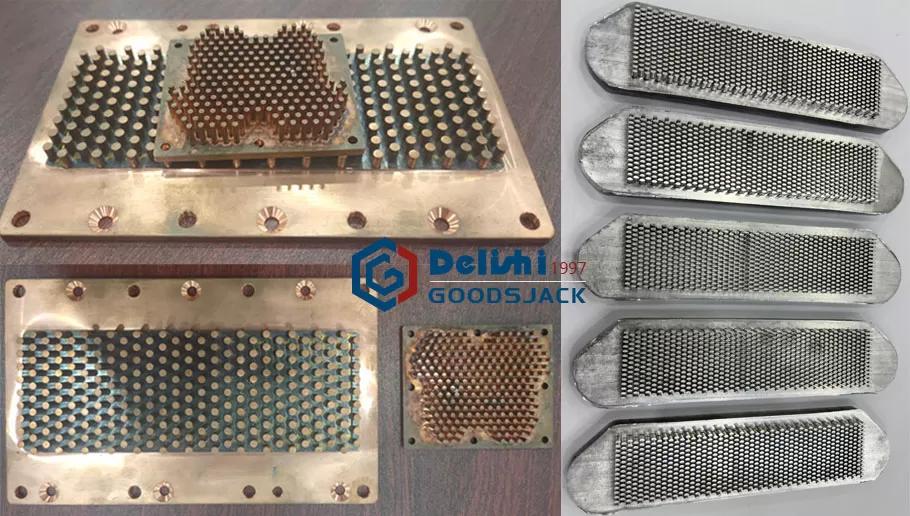 copper heat sink for cold forging