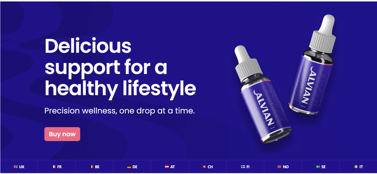 Alvian Drops UK Review – Appetite & Energy Support Tested