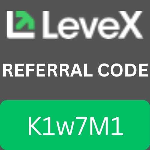 Levex Referral Code “K1w7M1” Get 10% Off On Trading Fee