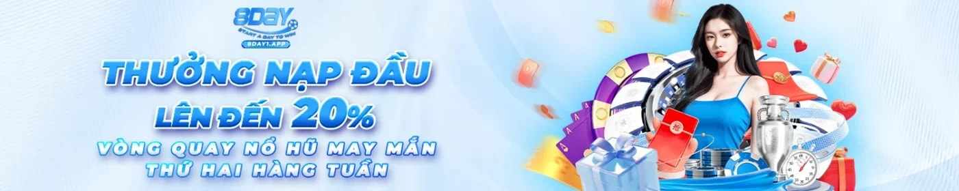 8Day – Lựa chọn mới cho người chơi cá cược trực tuyến