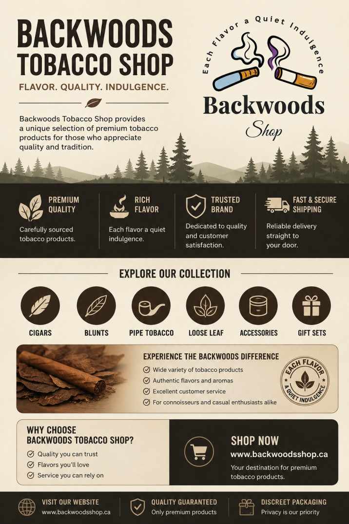 Backwoods Tobacco Shop – Your Destination for Quality Tobacco Selections