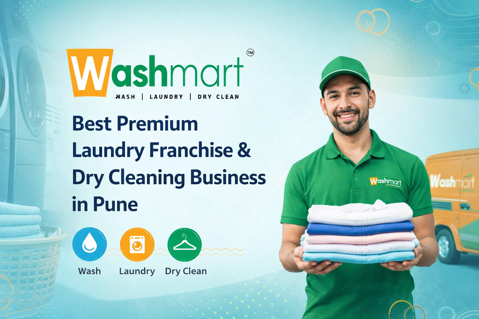 Washmart Best Premium Laundry Franchise & Dry Cleaning Business in Pune