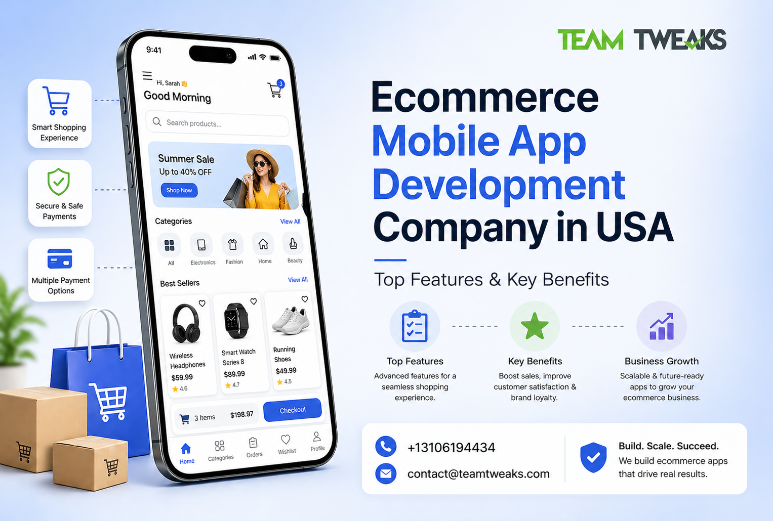 Ecommerce Mobile App Development Company in USA: Features & Benefits