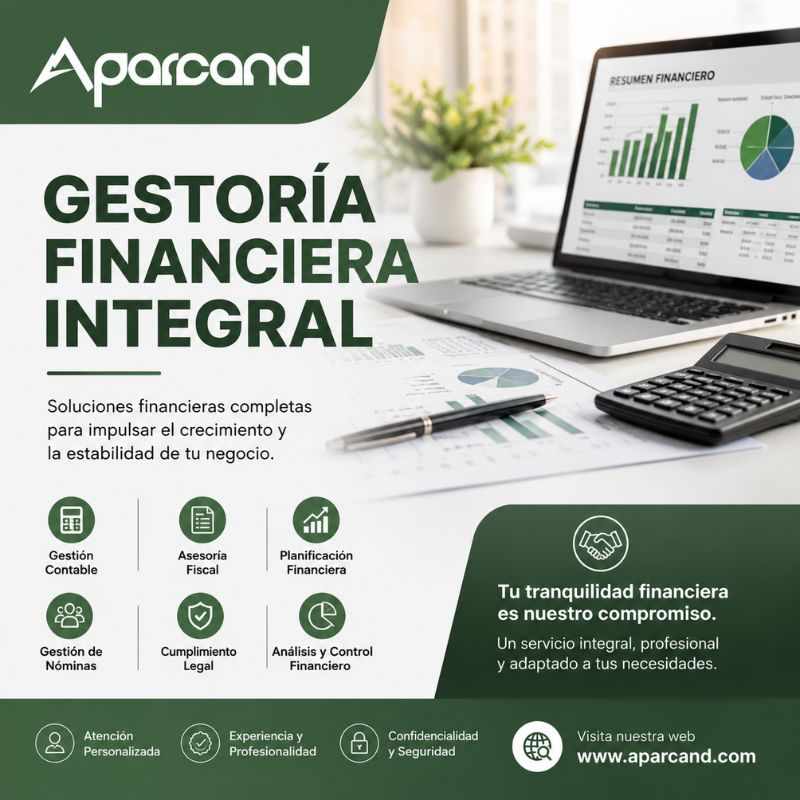 Gestoría Financiera Integral con Aparcand para Optimizar la Gestión de tu Negocio