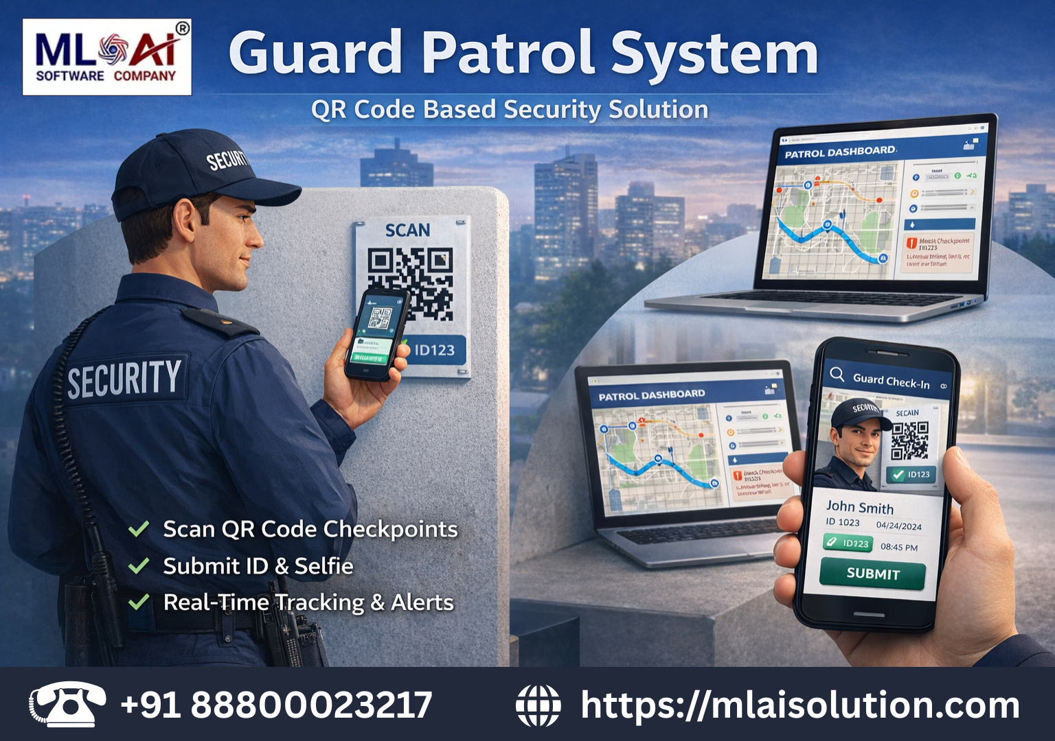 Guard Patrol System – QR Code Based Smart Security Solution By MLAI Solution