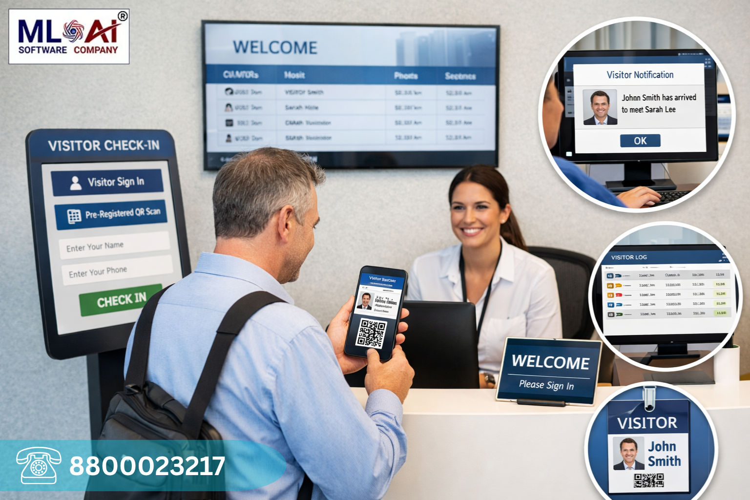Visitor Management System by MLAI Solution – Secure Your Visitor Process