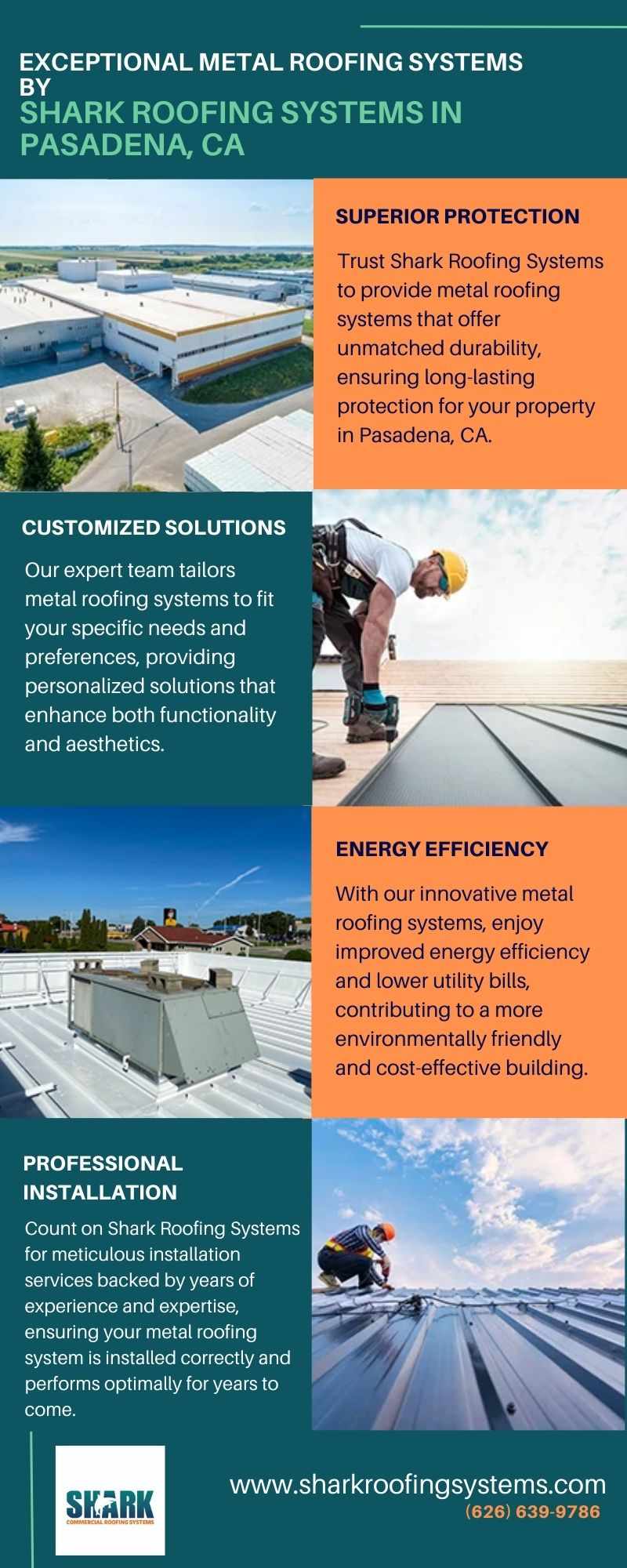 Exceptional Metal Roofing Systems by Shark Roofing Systems in Pasadena, CA