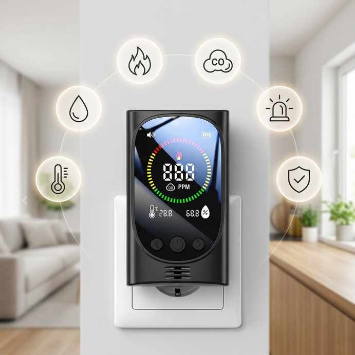 AirLivia CO & Gas Leak Detector USA | Smart Home Safety Monitor