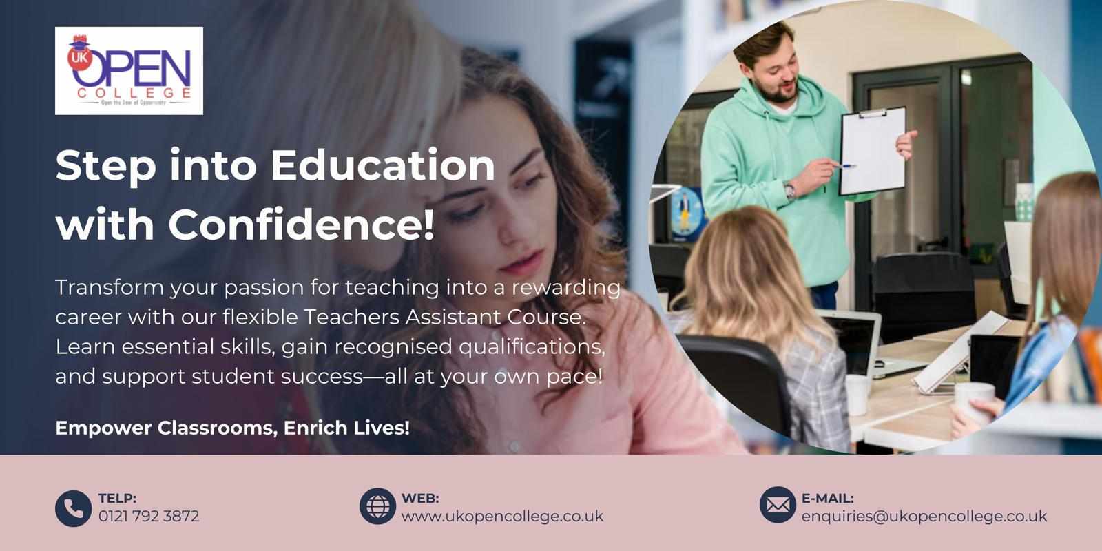 Your Future Starts with a Teachers Assistant Course