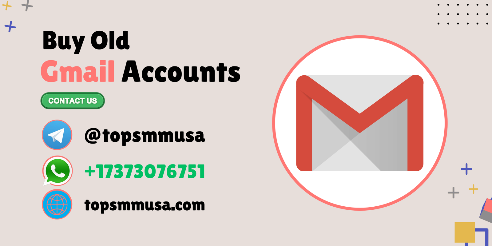 Best 4 Sites to Buy Gmail Accounts in Bulk (PVA & Aged)