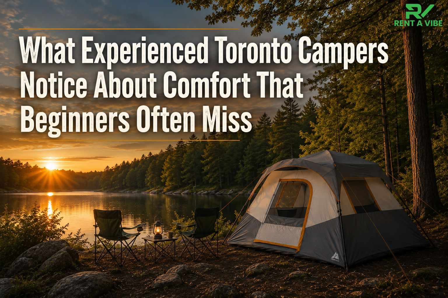 What Experienced Toronto Campers Notice About Comfort That Beginners Often Miss