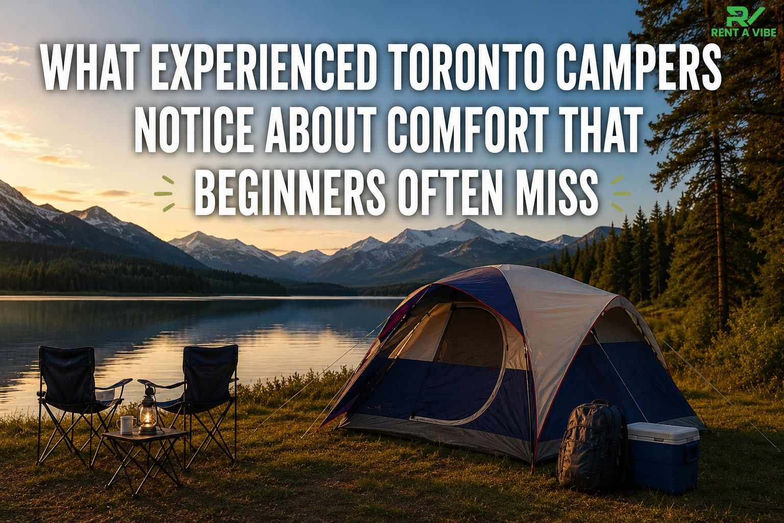 What Experienced Toronto Campers Notice About Comfort That Beginners Often Miss