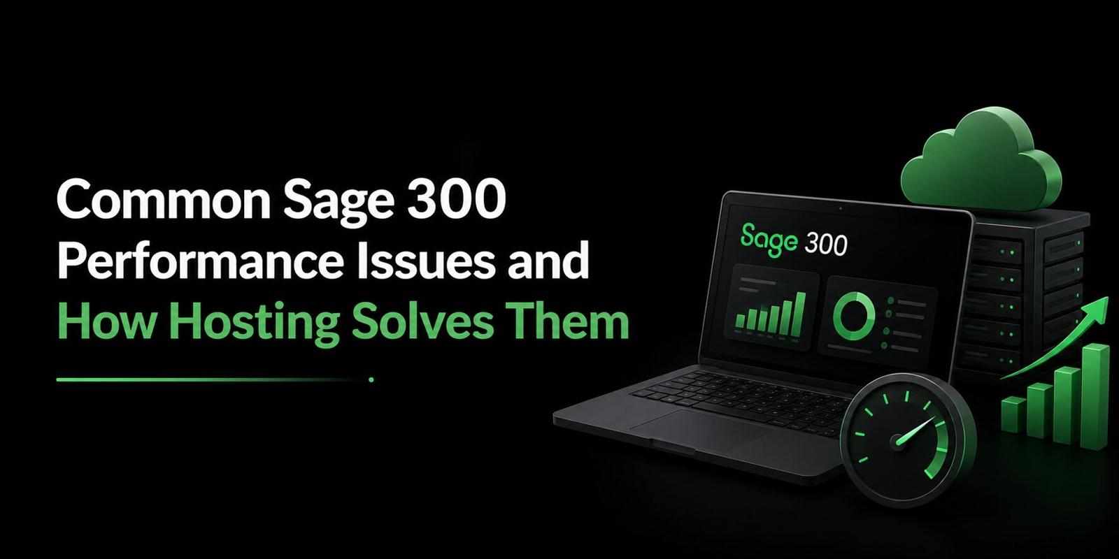 Common Sage 300 Performance Issues and How Hosting Solves Them