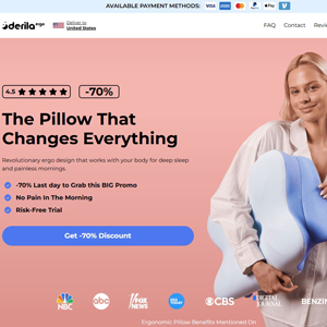 Why Australians Are Choosing Derila ERGO Memory Foam Pillow