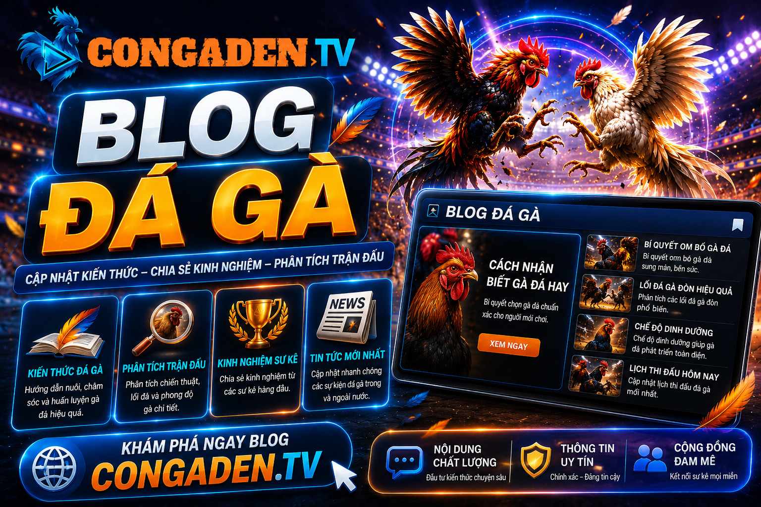Blog Đá Gà - Cập Nhật Thông Tin Đá Gà Trực Tiếp Tại Con Gà Đen