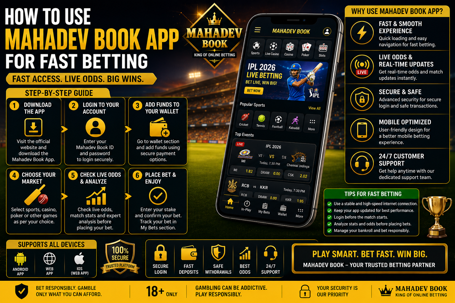 How to Use Mahadev Book App for Fast Betting in 2026