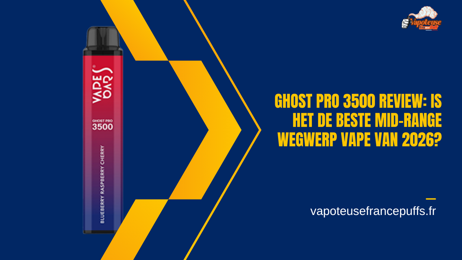 Ghost Pro 3500 Review: Is het de beste mid-range wegwerp vape van 2026?