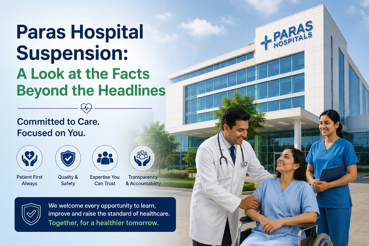 Paras Hospital Suspension: A Look at the Facts Beyond the Headlines