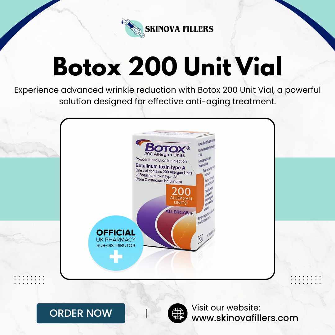 Botox 200 Unit Vial Advanced Strong Wrinkle Reduction Solution