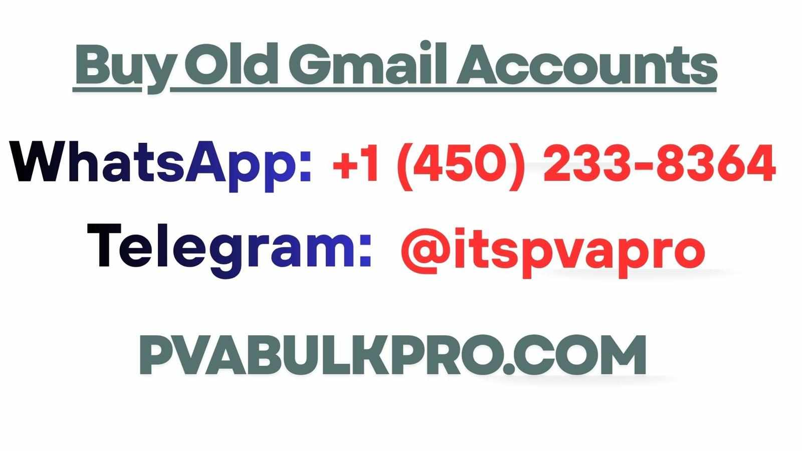 17 Best Places to Buy Old Gmail Accounts In USA