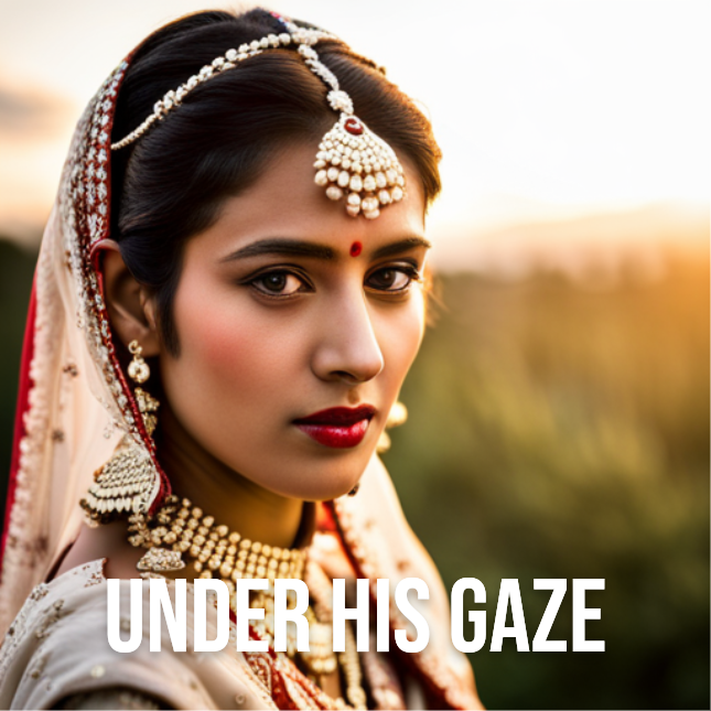 Under his gaze 