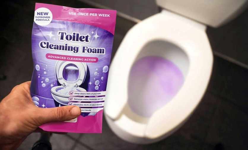 FizzClean Toilet Foam – Diepe Reiniging en Frisse Geur Zonder Moeite