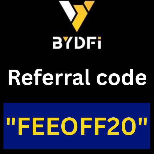 BYDFi Referral Code “FEEOFF20” for New Users Get 20% Off On Trading Fees
