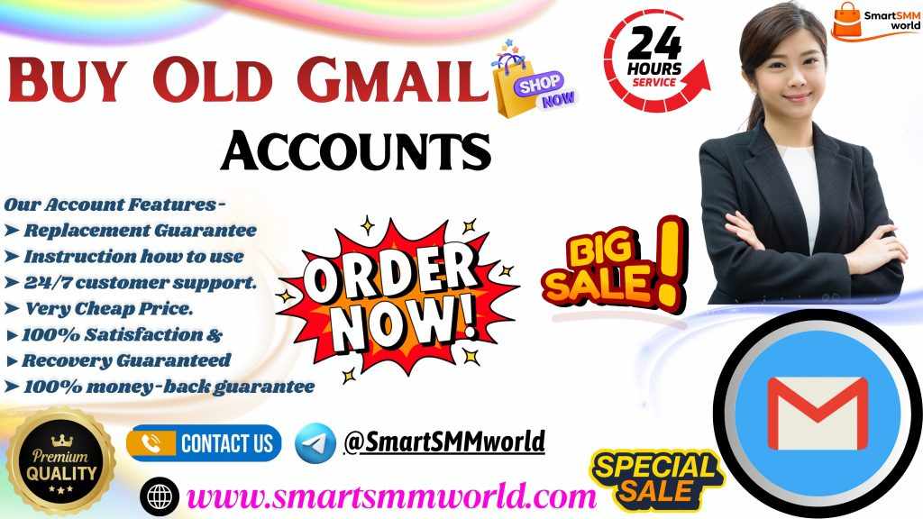 Where to Quickly Buy Old Gmail Accounts Without Any Risk Top Site to smartsmmworld