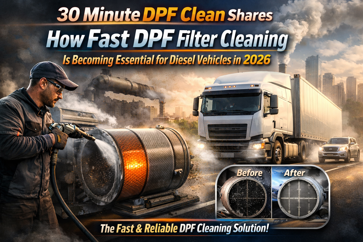 30 Minute DPF Clean Shares How Fast DPF Filter Cleaning Is Becoming Essential for Diesel Vehicles in 2026