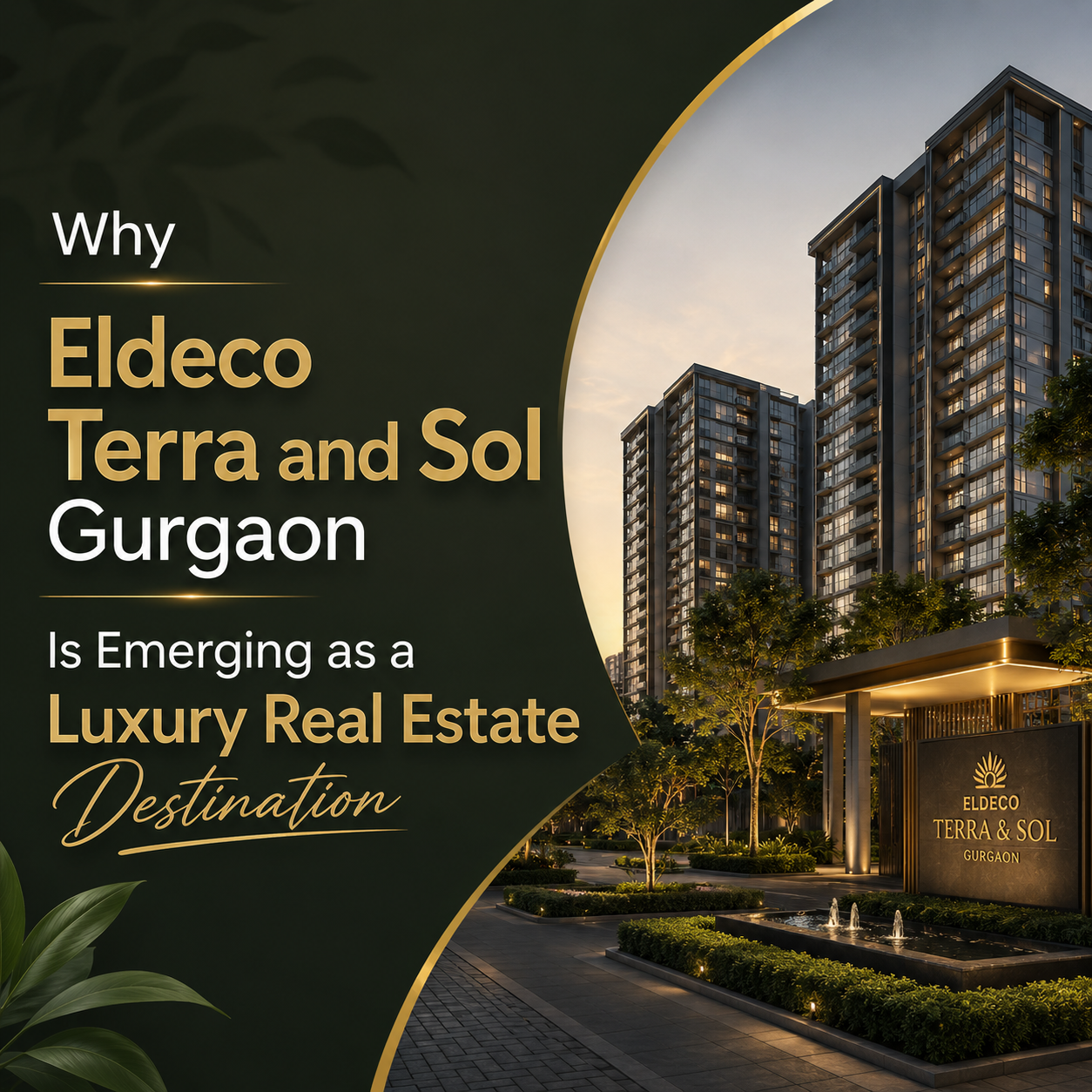 6 Undeniable Reasons Why Eldeco Terra and Sol Sector 80 Gurgaon Is a Luxury Homebuyer's Dream