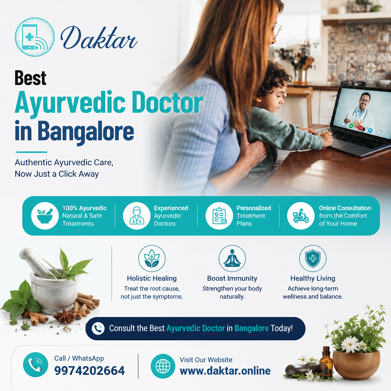 Best Ayurvedic Doctor in Bangalore Online | Daktar.online