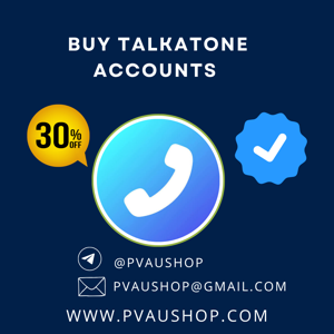 How to Buy Talktone Accounts-World's Best Trusted Shop(Pvaushop)