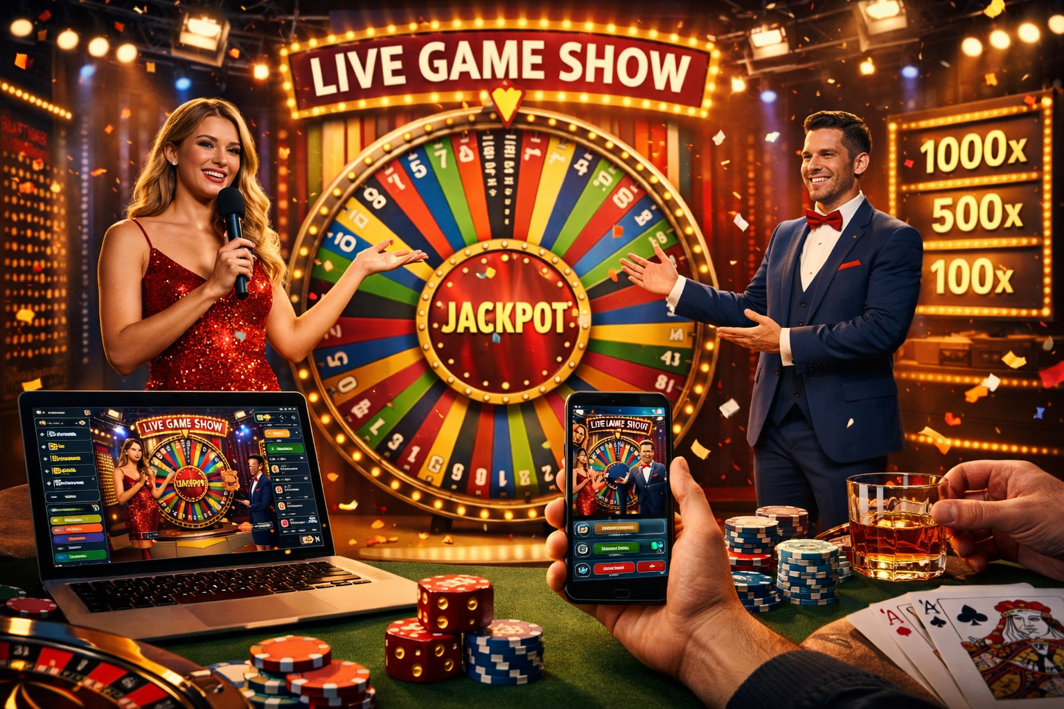 플레이어가 라이브 게임 쇼를 즐기는 이유